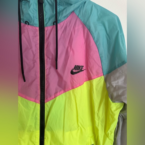 Nike Windrunner Neon Pink-Teal size small - Picture 2 of 6